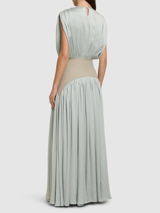Abadia: Robe longue sans manches Suri