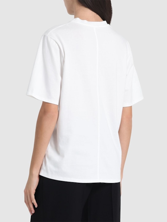 The Row: T-shirt boxy en jersey de coton Chiara