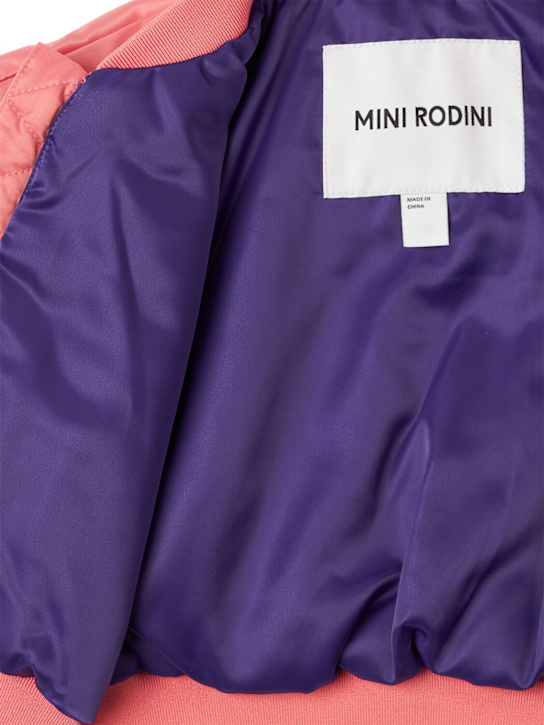Mini Rodini: Chaqueta bomber de satén
