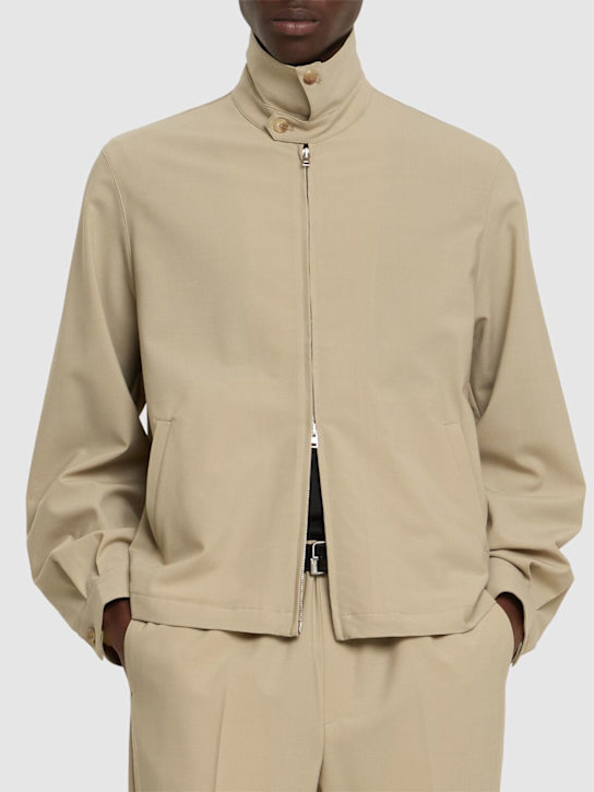 CELLAR DOOR: Giacca Brent in misto lana con zip