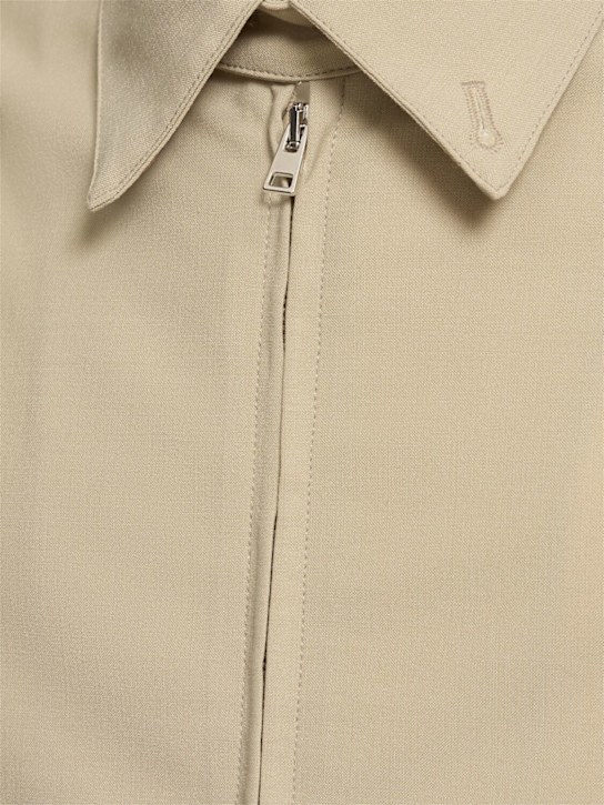 CELLAR DOOR: Giacca Brent in misto lana con zip