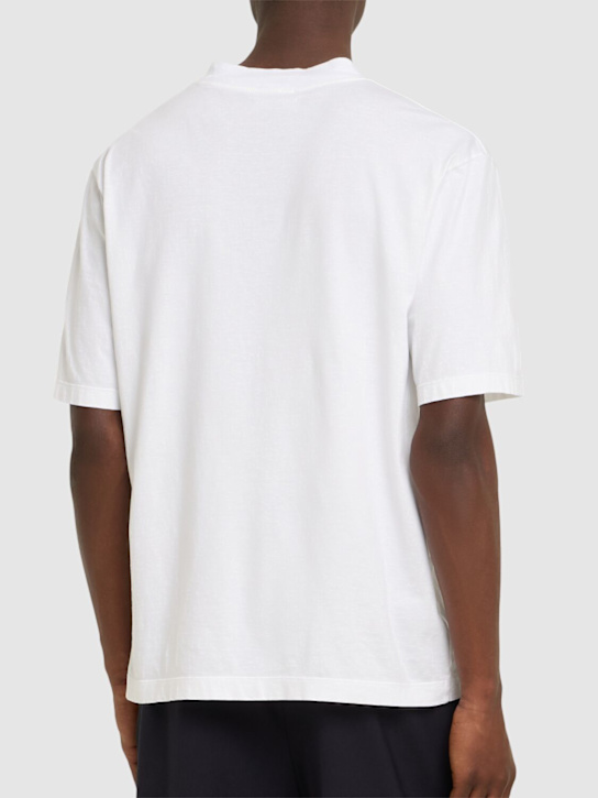 CELLAR DOOR: T-shirt en jersey de coton mélangé léger Daniel