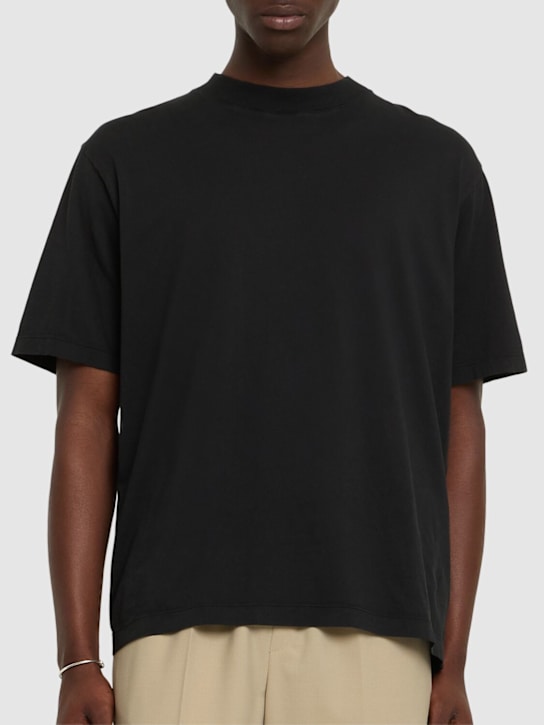 CELLAR DOOR: T-shirt en jersey de coton mélangé léger Daniel