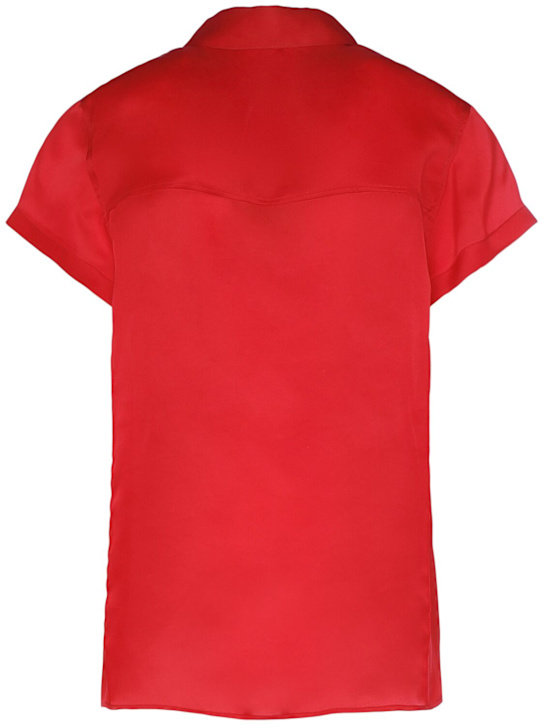 Khaite: Camicia Keefe in organza di seta