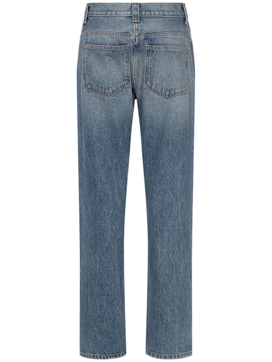 Khaite: Jean droit en denim Callum