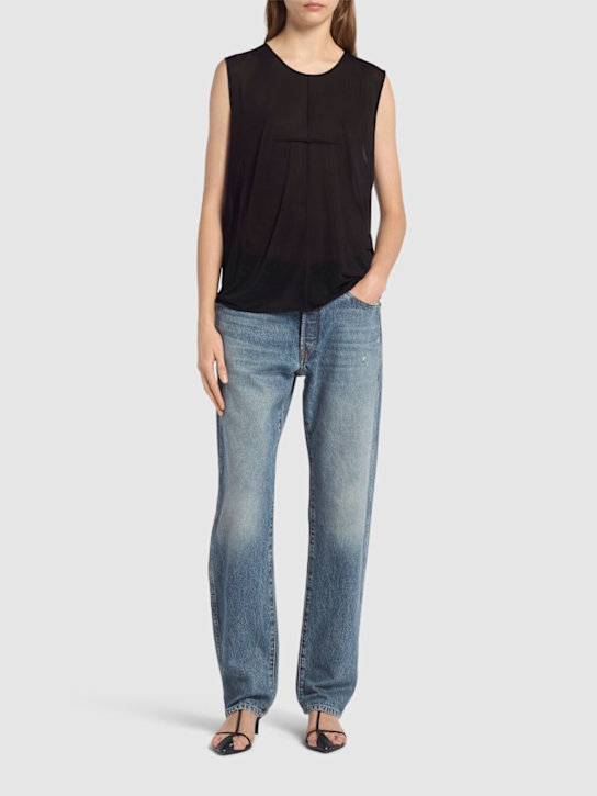 Khaite - Jean droit en denim Callum