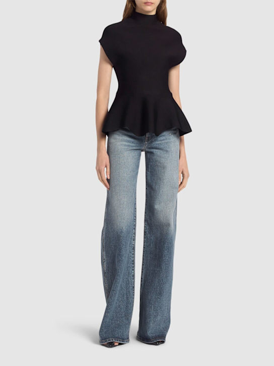 Khaite - Jean taille haute en denim Dane