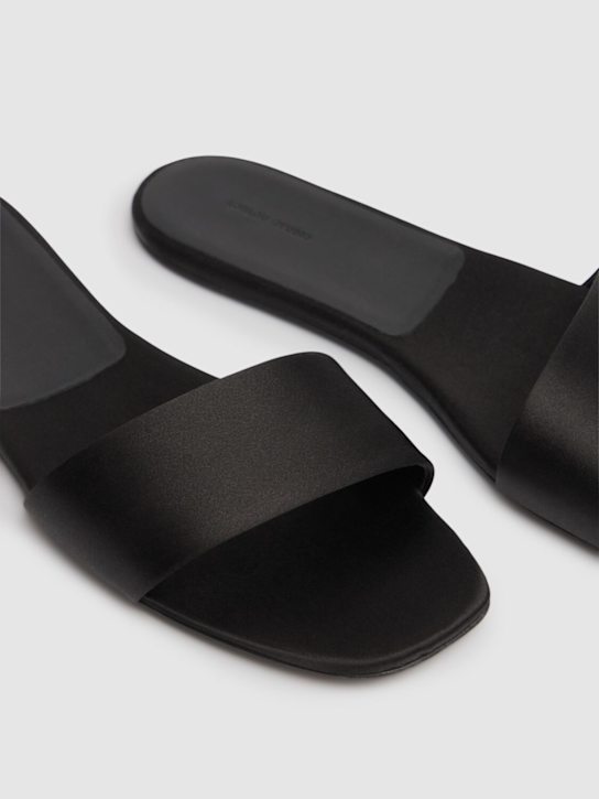 Loulou De Saison: Claquettes en satin Stella 10 mm
