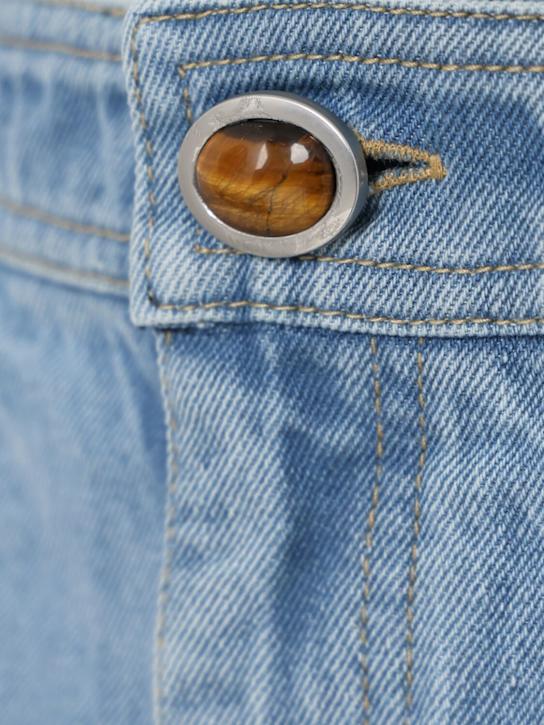 Christopher Esber: Short en denim Fossil
