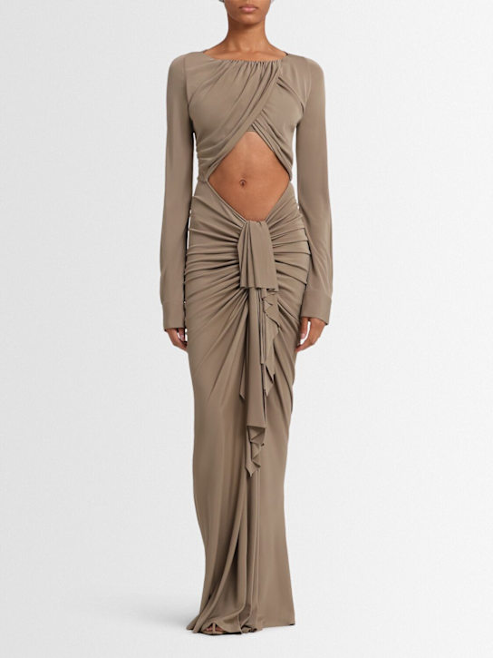 Christopher Esber - Vestido de jersey drapeado