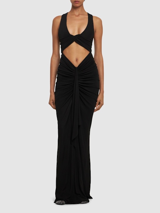Christopher Esber - Vestido largo drapeado