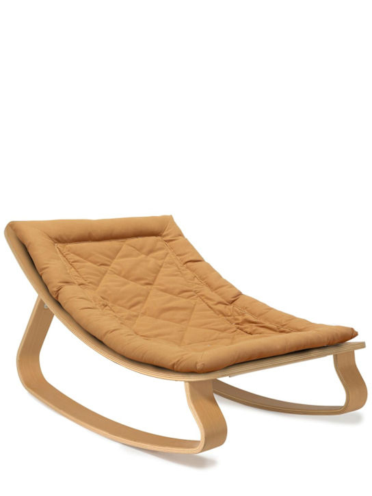 Wooden baby rocker