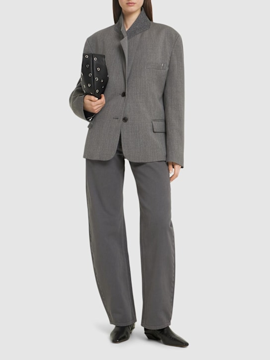 LOW CLASSIC: Blazer en laine mélangée