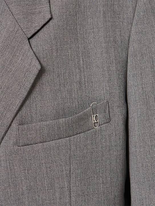 LOW CLASSIC: Blazer en laine mélangée