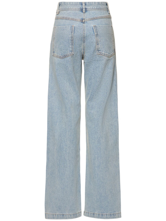 LOW CLASSIC: Straight fit mid rise denim jeans