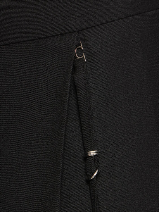LOW CLASSIC: Bermuda taille basse en laine mélangée