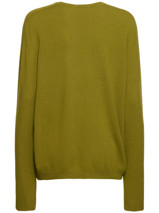 The Row: Pull-over col en V en maille de cachemire Isaora