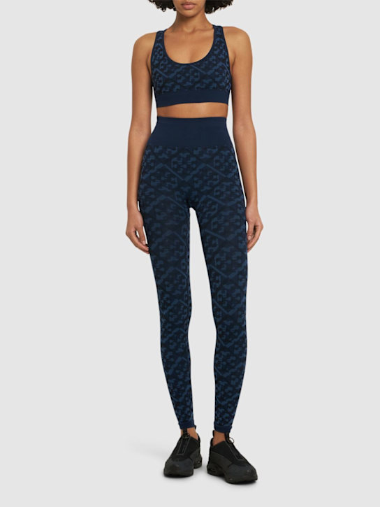 Tory Sport: Top senza cuciture jacquard con logo