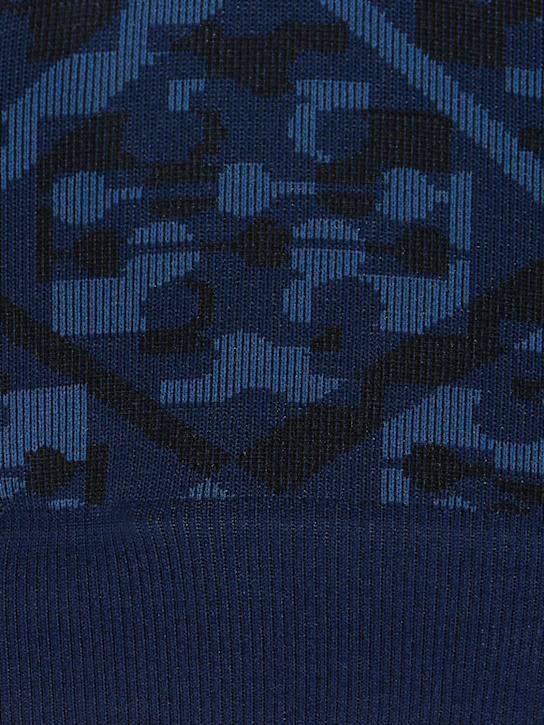 Tory Sport: Top senza cuciture jacquard con logo