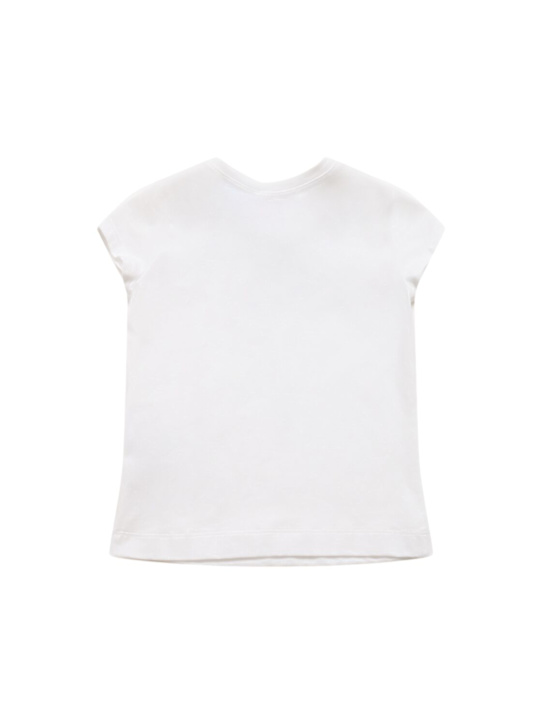 Monnalisa: Flowers jersey t-shirt