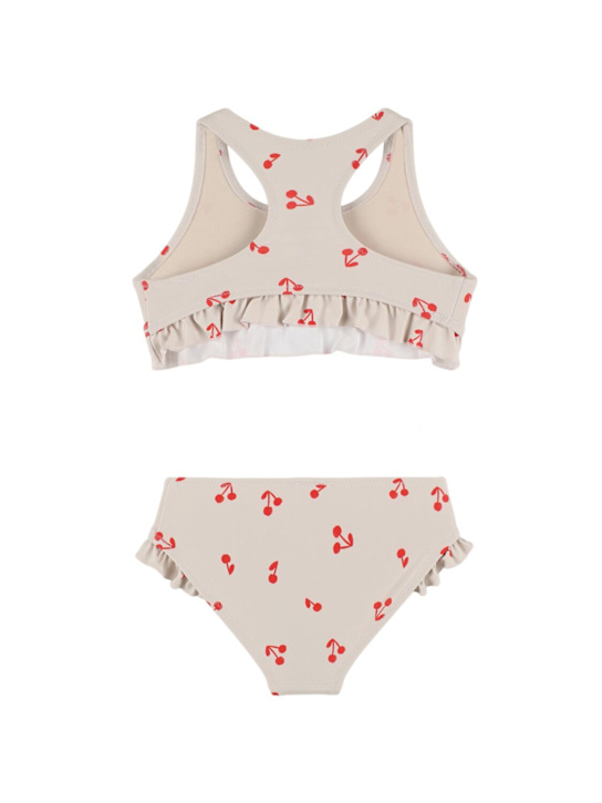 Liewood: Bikini en nylon recyclé imprimé cerises