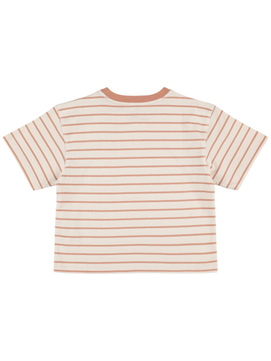 Liewood: Camiseta de jersey de algodón a rayas