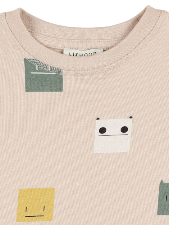 Liewood: T-shirt en jersey de coton imprimé