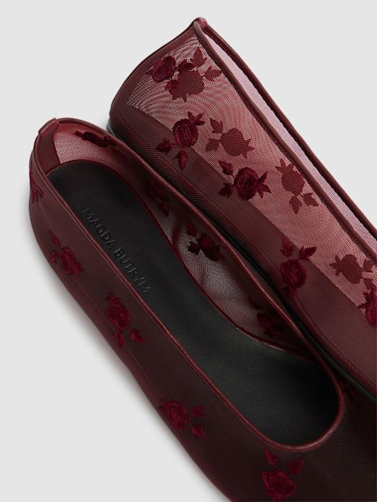 Magda Butrym: Ballerine con ricami 10mm