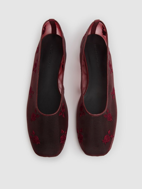 Magda Butrym: Ballerine con ricami 10mm