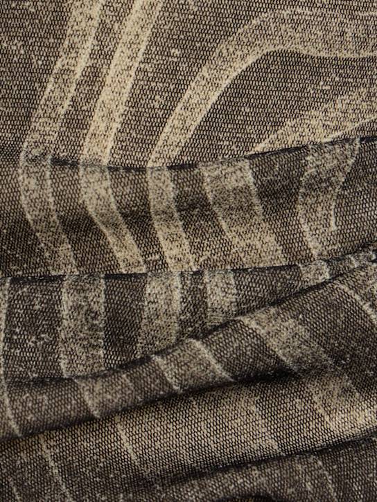 Jean Paul Gaultier: Vestito in mesh stampato