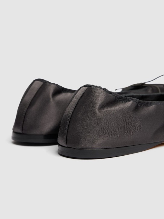 The Row: 10mm Awar satin ballerina flats