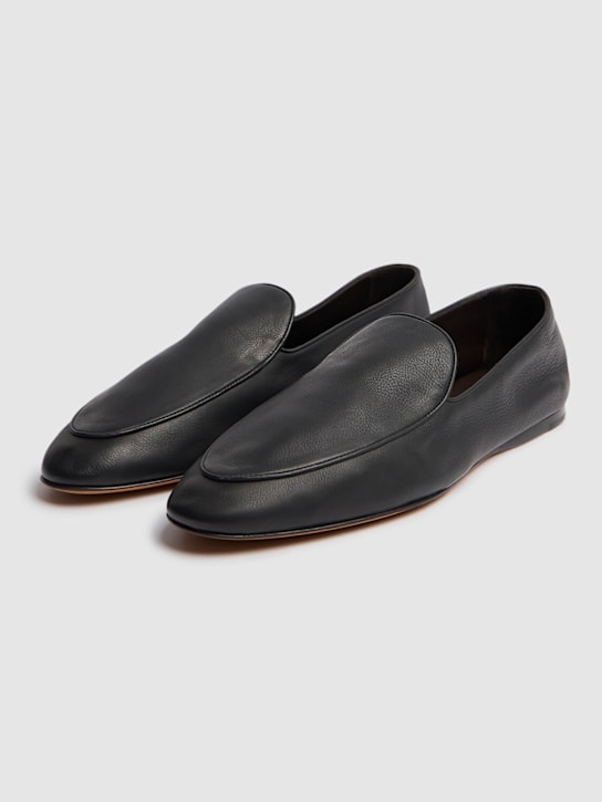 The Row: Mocassini Awar in pelle 10mm