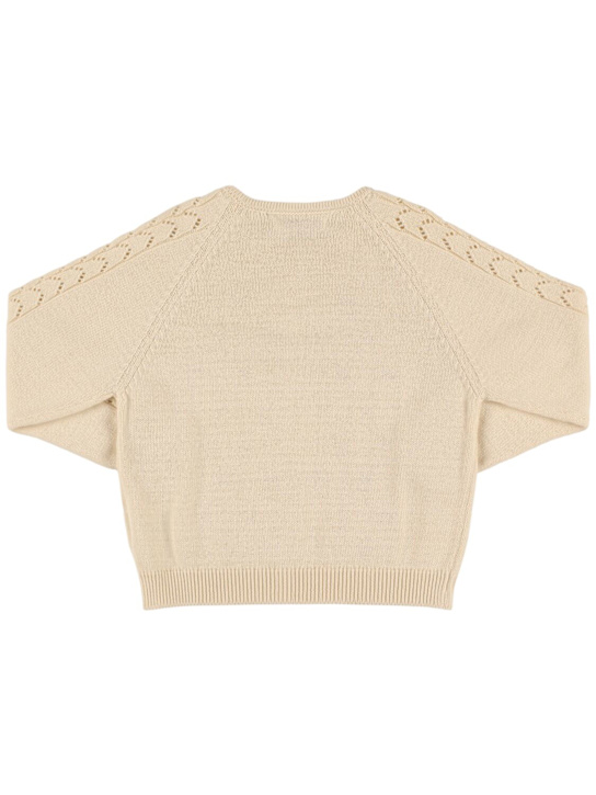 The New Society: Organic cotton knit cardigan