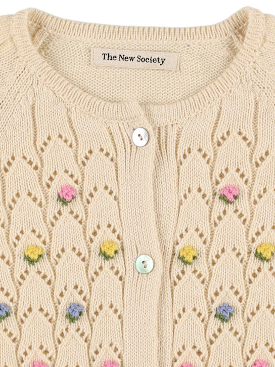 The New Society: Organic cotton knit cardigan