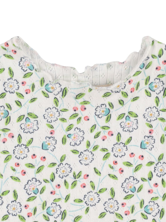 The New Society: Printed cotton jersey t-shirt