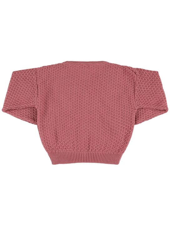 Babe & Tess: Cardigan en maille de coton