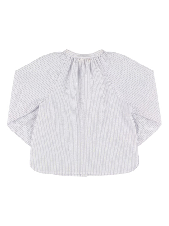 Babe & Tess: Chemise en coton mélangé à rayures