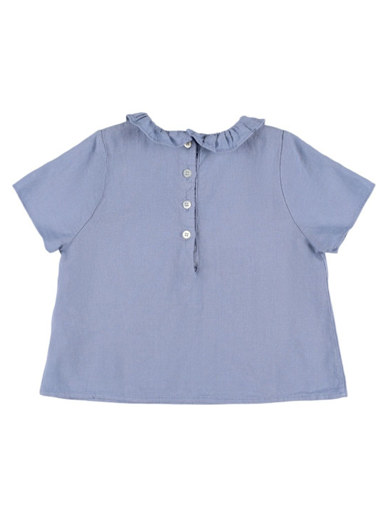 Babe & Tess: Linen blend shirt