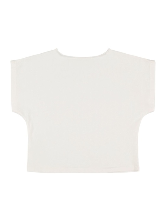 Babe & Tess: T-shirt en coton mélangé imprimé