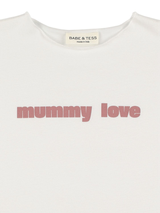 Babe & Tess: T-shirt en coton mélangé imprimé