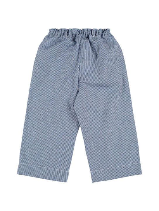 Babe & Tess: Pantalon en coton à rayures