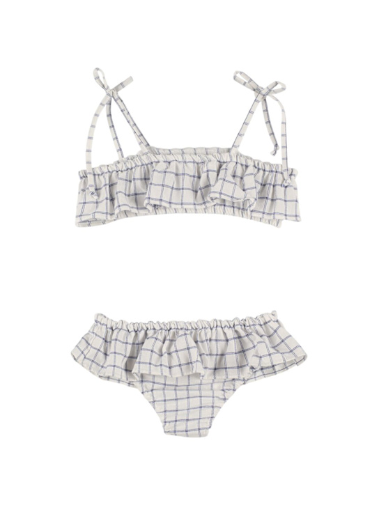Babe & Tess: Bikini en coton mélangé imprimé