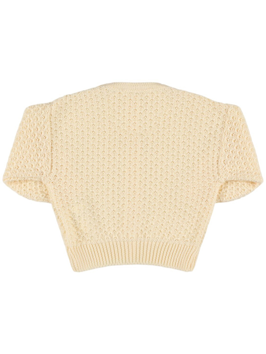 Babe & Tess: Cardigan en maille de coton