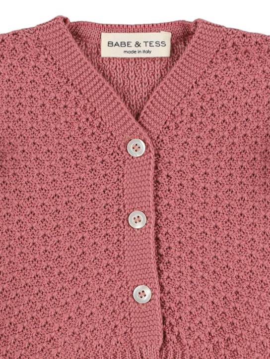 Babe & Tess - Cardigan en maille de coton