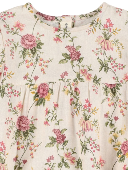 Babe & Tess - Body imprimé en lin et viscose