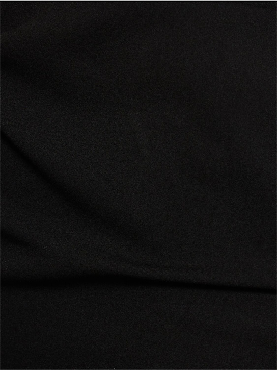 Solace London: Joana crepe knit maxi dress