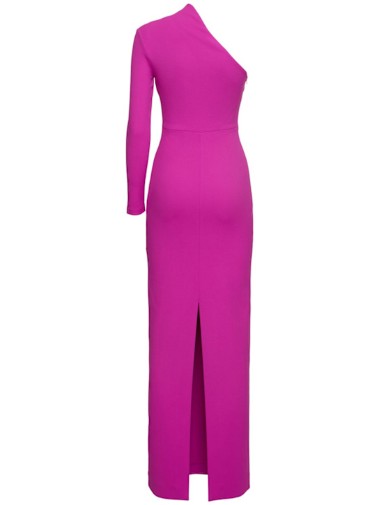 Solace London: Joana crepe knit maxi dress
