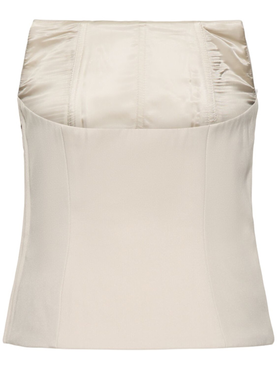 Entire Studios: Corset Mantle en mélange de laine
