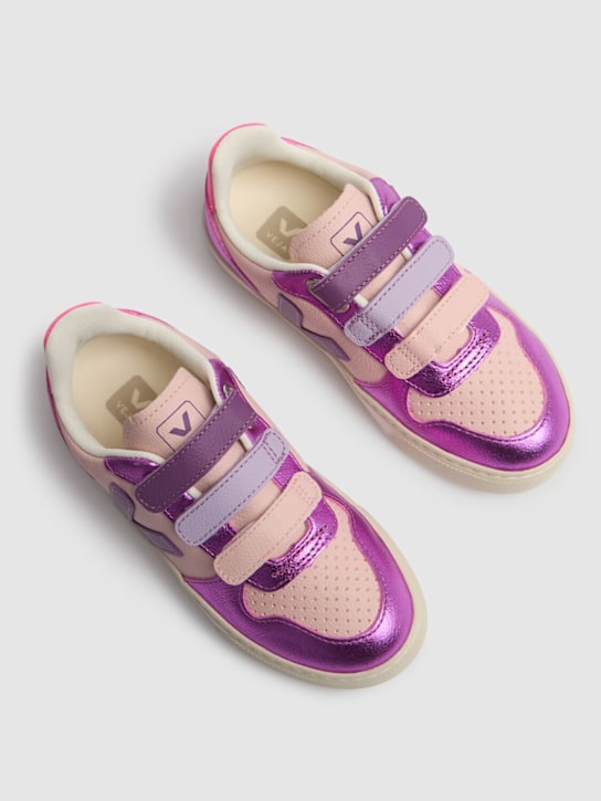 Veja: Baskets en cuir sans chrome V10