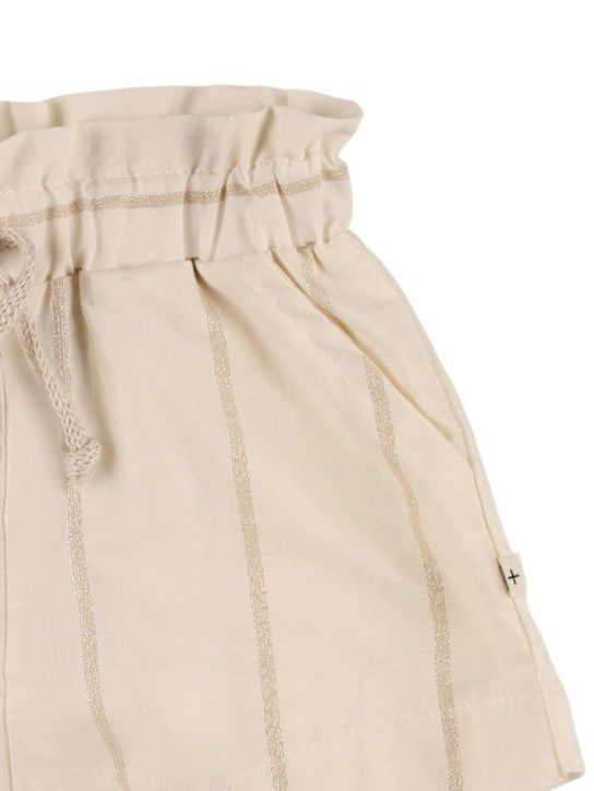 1 + IN THE FAMILY: Short en coton mélangé imprimé